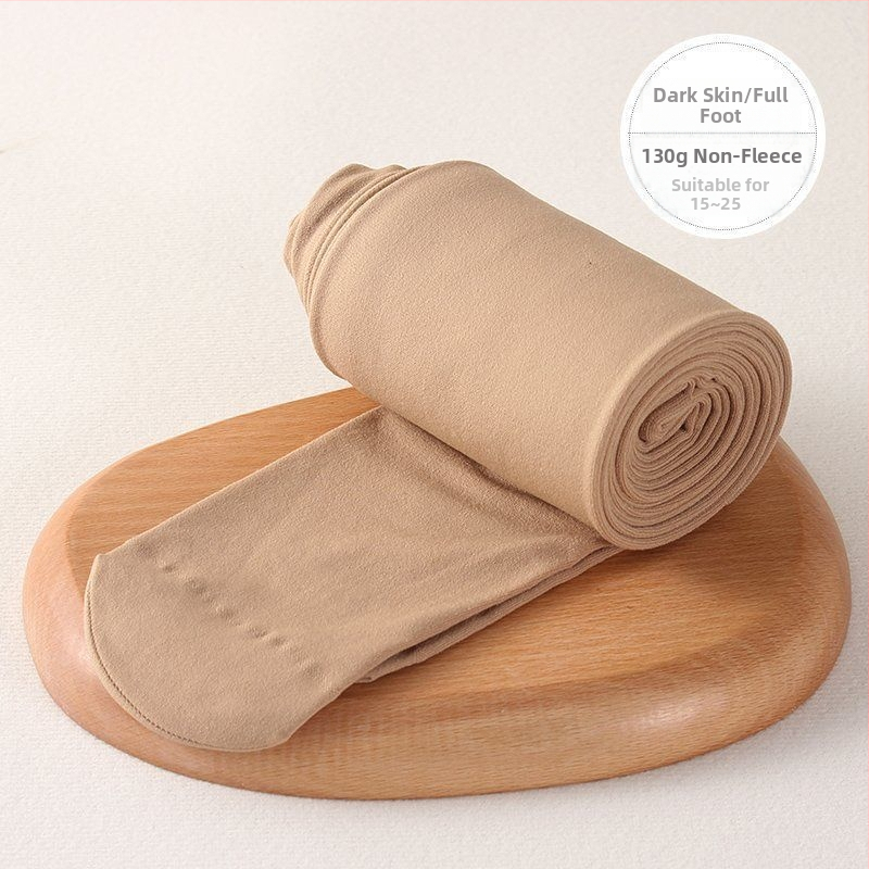 Čarape-hlače s fleeceom za jesen-zimu, s nogama, podizanje stražnjice, nevidljive ispod odjeće, poliester