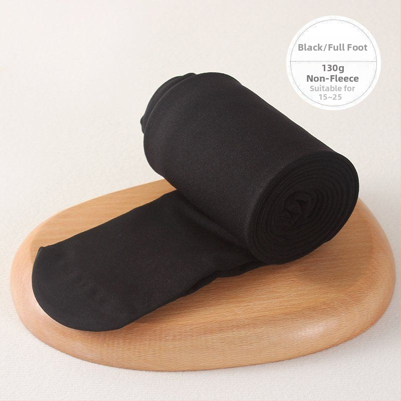 Čarape-hlače s fleeceom za jesen-zimu, s nogama, podizanje stražnjice, nevidljive ispod odjeće, poliester