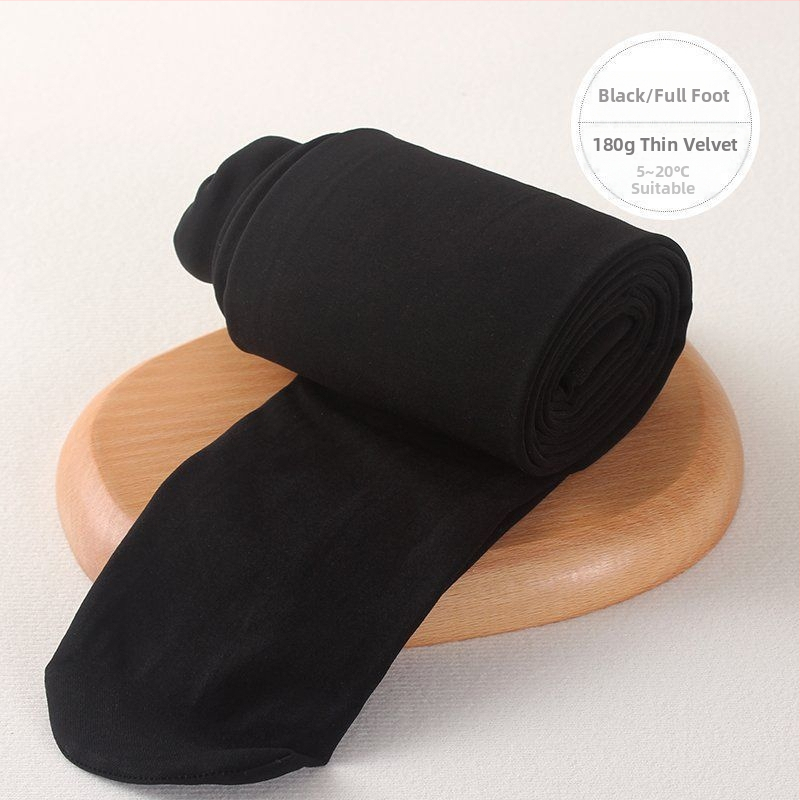 Čarape-hlače s fleeceom za jesen-zimu, s nogama, podizanje stražnjice, nevidljive ispod odjeće, poliester