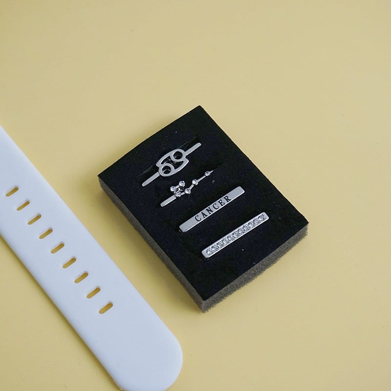 Σετ λουριού Apple Watch με διακοσμητική αγκράφα ζωδίων — ζώνη από κράμα, Άνοιξη 2024, ευέλικτο στυλ μόδας