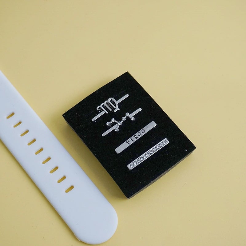 Σετ λουριού Apple Watch με διακοσμητική αγκράφα ζωδίων — ζώνη από κράμα, Άνοιξη 2024, ευέλικτο στυλ μόδας