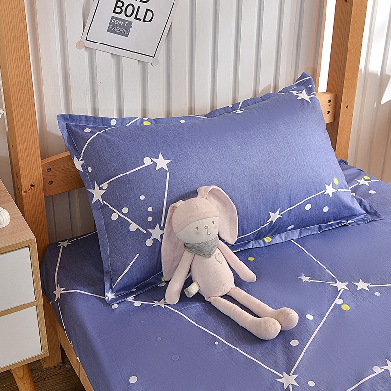 Jastučnica od 100% pamuka, twill tkanina, 40 niti, reaktivni ispis i bojanje, moderni minimalistički stil