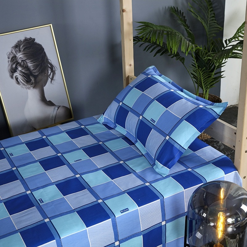 Jastučnica od 100% pamuka, twill tkanina, 40 niti, reaktivni ispis i bojanje, moderni minimalistički stil