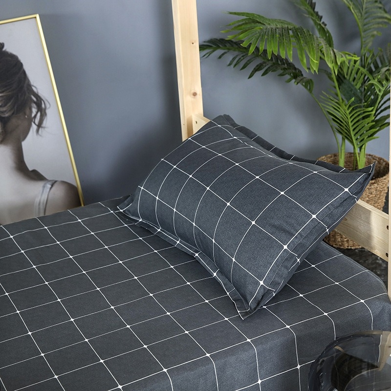 Jastučnica od 100% pamuka, twill tkanina, 40 niti, reaktivni ispis i bojanje, moderni minimalistički stil