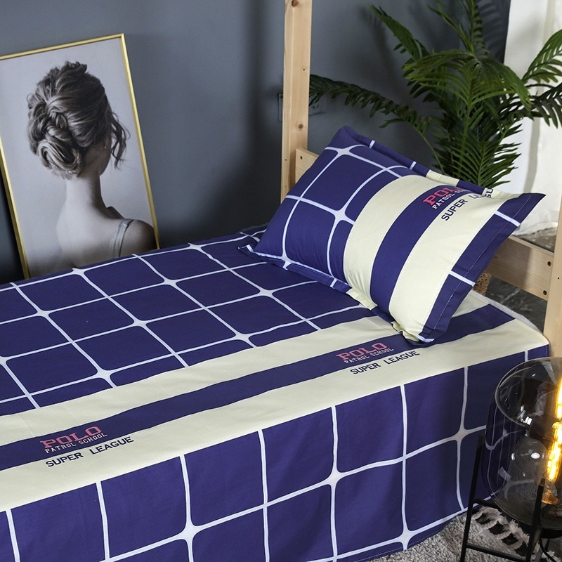 Jastučnica od 100% pamuka, twill tkanina, 40 niti, reaktivni ispis i bojanje, moderni minimalistički stil