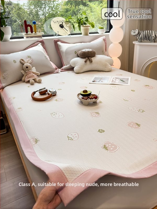 Ice Silk Mat rinkinys – Viskozės pluoštas, Jacquard audinys, Sulankstomas dizainas