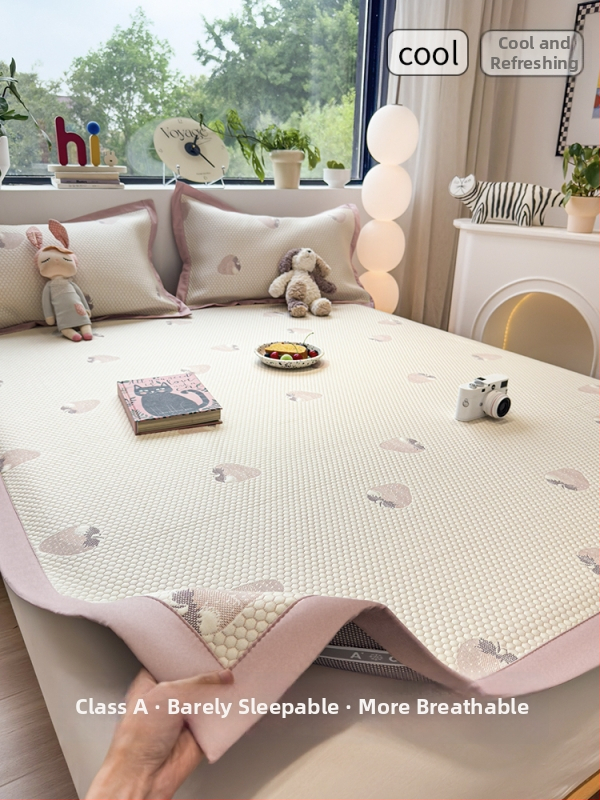 Ice Silk Mat rinkinys – Viskozės pluoštas, Jacquard audinys, Sulankstomas dizainas