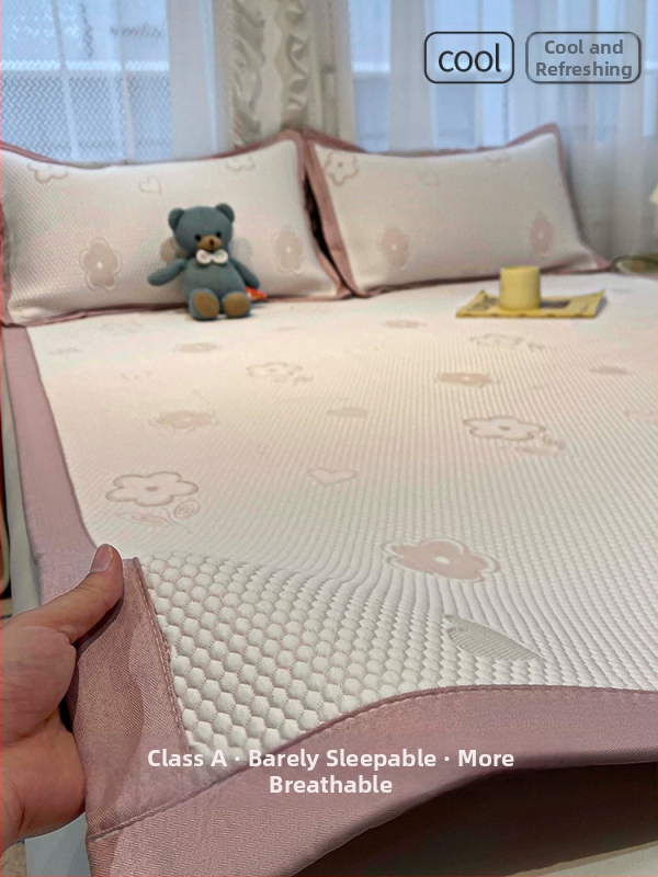 Ice Silk Mat rinkinys – Viskozės pluoštas, Jacquard audinys, Sulankstomas dizainas