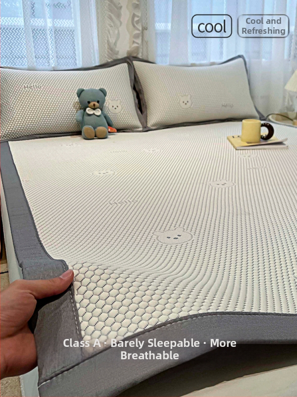 Ice Silk Mat rinkinys – Viskozės pluoštas, Jacquard audinys, Sulankstomas dizainas