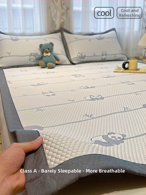 Ice Silk Mat rinkinys – Viskozės pluoštas, Jacquard audinys, Sulankstomas dizainas