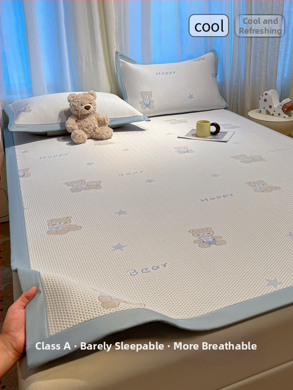 Ice Silk Mat rinkinys – Viskozės pluoštas, Jacquard audinys, Sulankstomas dizainas