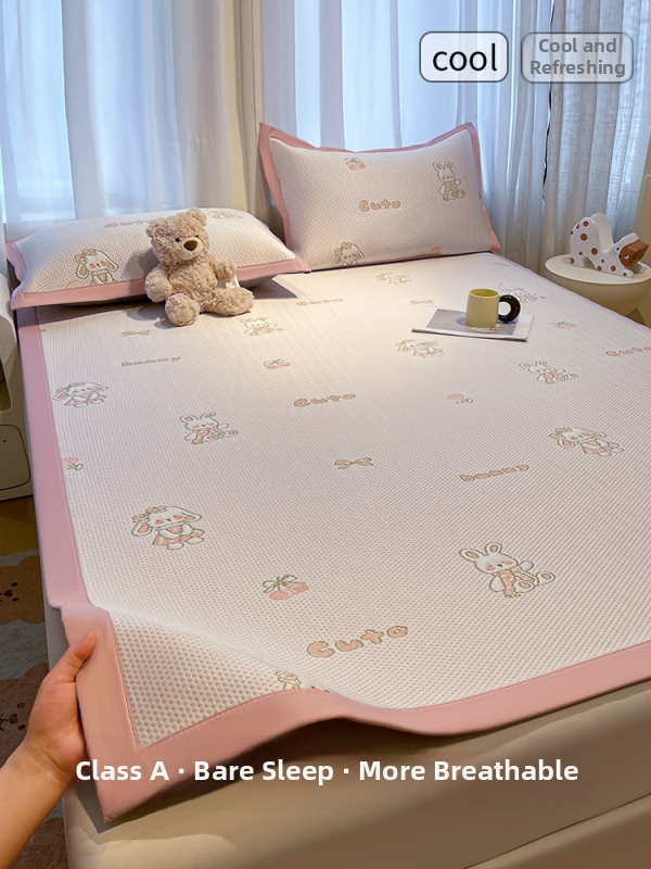 Ice Silk Mat rinkinys – Viskozės pluoštas, Jacquard audinys, Sulankstomas dizainas