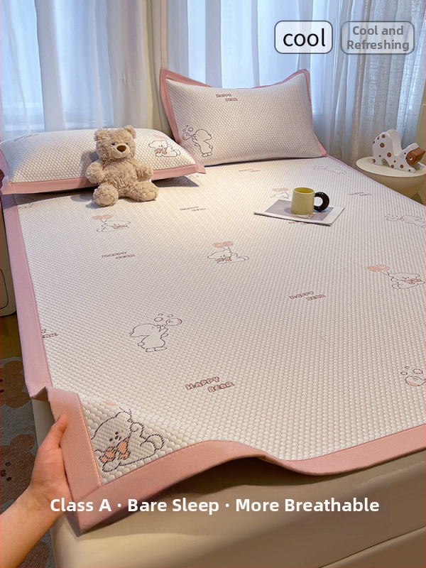 Ice Silk Mat rinkinys – Viskozės pluoštas, Jacquard audinys, Sulankstomas dizainas