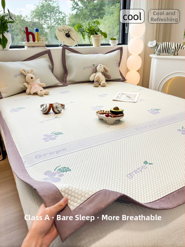 Ice Silk Mat rinkinys – Viskozės pluoštas, Jacquard audinys, Sulankstomas dizainas