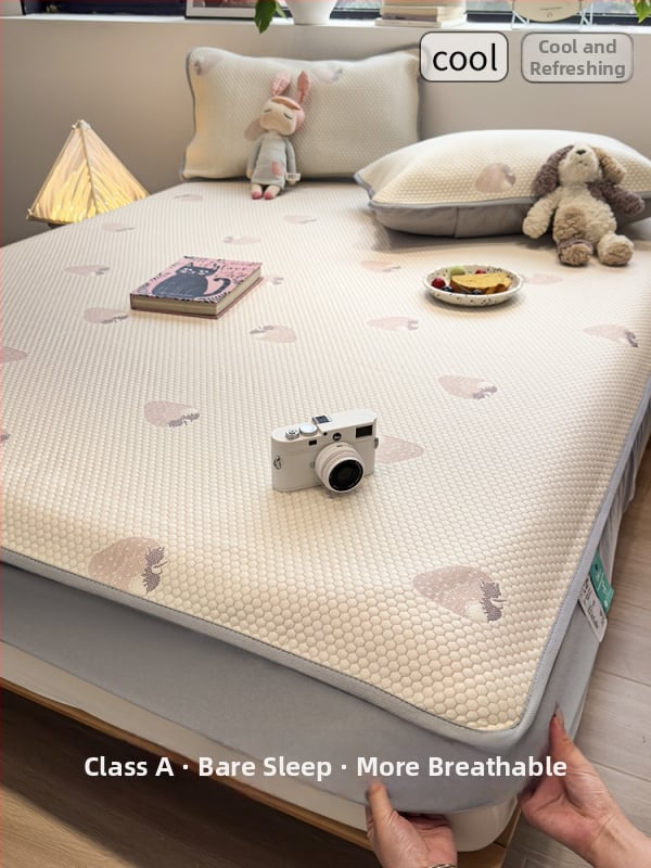 Ice Silk Mat rinkinys – Viskozės pluoštas, Jacquard audinys, Sulankstomas dizainas