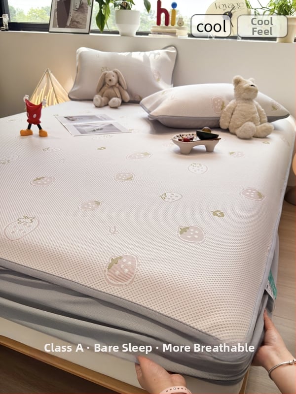 Ice Silk Mat rinkinys – Viskozės pluoštas, Jacquard audinys, Sulankstomas dizainas