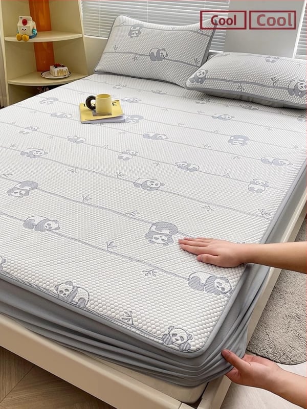 Ice Silk Mat rinkinys – Viskozės pluoštas, Jacquard audinys, Sulankstomas dizainas