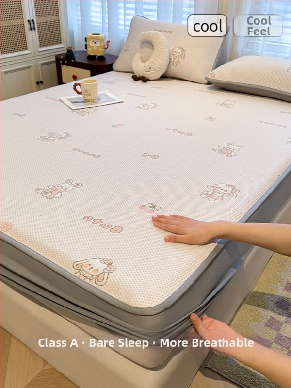 Ice Silk Mat rinkinys – Viskozės pluoštas, Jacquard audinys, Sulankstomas dizainas