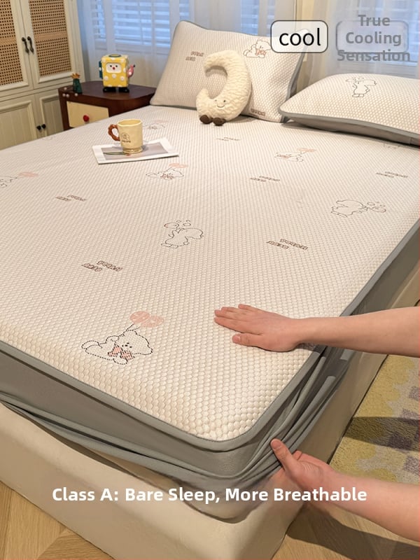 Ice Silk Mat rinkinys – Viskozės pluoštas, Jacquard audinys, Sulankstomas dizainas