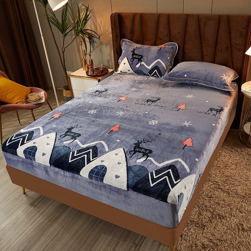 Pokrivač za krevet s crtani motivom, flanel-poliester tkanina, twill pređa, tisak i boja