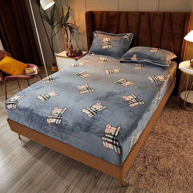 Pokrivač za krevet s crtani motivom, flanel-poliester tkanina, twill pređa, tisak i boja