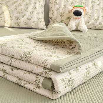 Set prekrivača za krevet od 100% pamuka za majku i bebu, dišuća dvostruka tkanina, quilt, 3-djelni set, za sve sezone