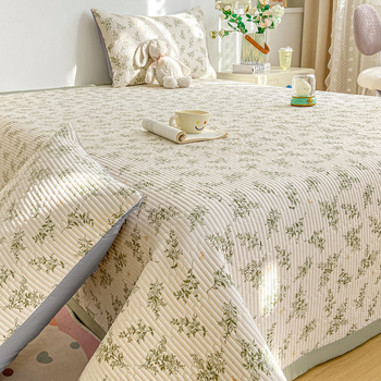 Set prekrivača za krevet od 100% pamuka za majku i bebu, dišuća dvostruka tkanina, quilt, 3-djelni set, za sve sezone