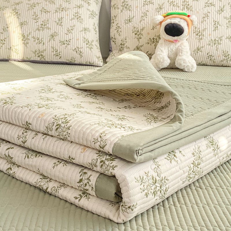 Set prekrivača za krevet od 100% pamuka za majku i bebu, dišuća dvostruka tkanina, quilt, 3-djelni set, za sve sezone