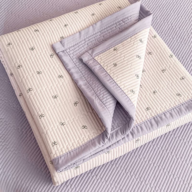 Set prekrivača za krevet od 100% pamuka za majku i bebu, dišuća dvostruka tkanina, quilt, 3-djelni set, za sve sezone