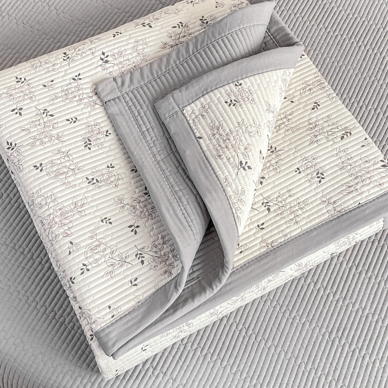 Set prekrivača za krevet od 100% pamuka za majku i bebu, dišuća dvostruka tkanina, quilt, 3-djelni set, za sve sezone