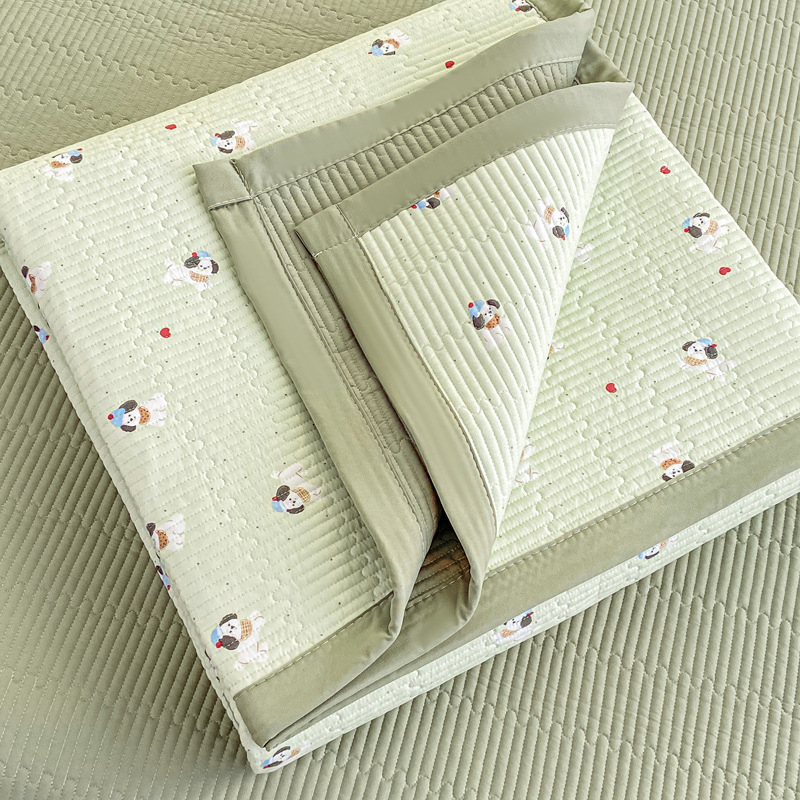 Set prekrivača za krevet od 100% pamuka za majku i bebu, dišuća dvostruka tkanina, quilt, 3-djelni set, za sve sezone