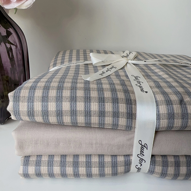 Pastoralni stil četverodijelni set posteljine od 100% pamuka, twill tkanina, reactive print, biljni cvjetni uzorak, 60 vlakana