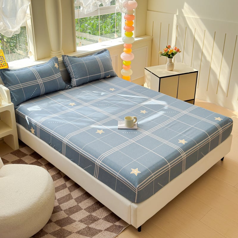 Gumijots gultas lakats, Tie-Dye drukāšana, mūsdienīgs vienkāršības stils