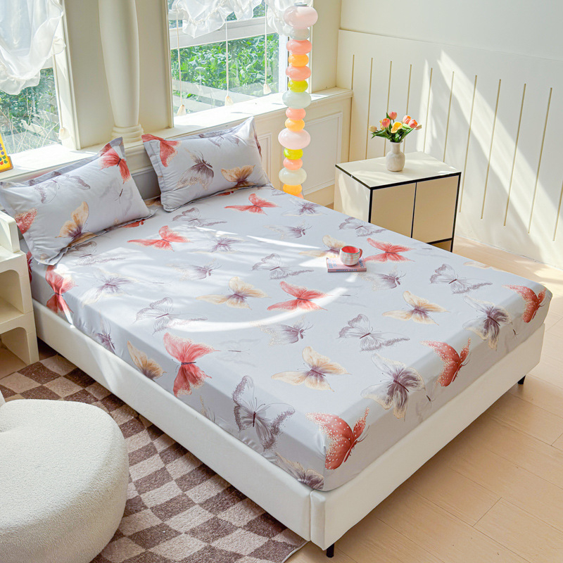 Gumijots gultas lakats, Tie-Dye drukāšana, mūsdienīgs vienkāršības stils