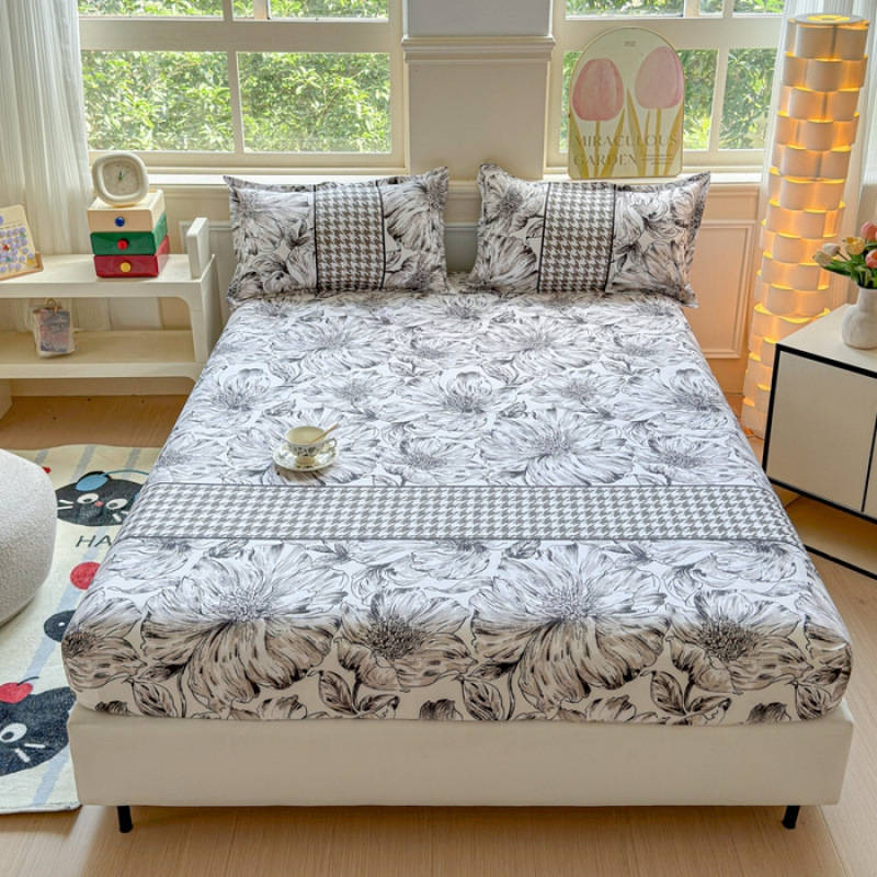 Gumijots gultas lakats, Tie-Dye drukāšana, mūsdienīgs vienkāršības stils