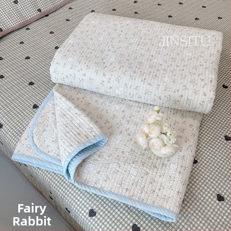 Lova užtiesalo komplektas trim dalių, 100% medvilnė, dryžuotas raštas, Twill audinys, reaktyvus spausdinimas, tinka visiems metų laikams