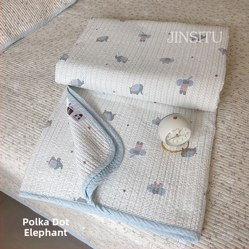 Lova užtiesalo komplektas trim dalių, 100% medvilnė, dryžuotas raštas, Twill audinys, reaktyvus spausdinimas, tinka visiems metų laikams