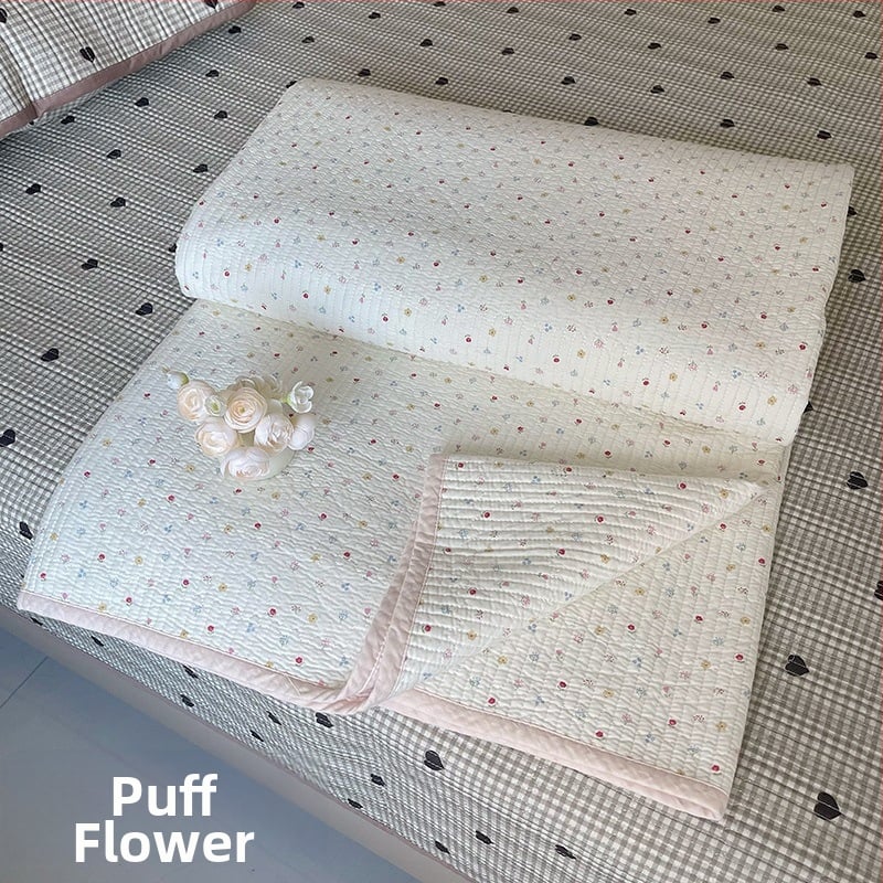 Lova užtiesalo komplektas trim dalių, 100% medvilnė, dryžuotas raštas, Twill audinys, reaktyvus spausdinimas, tinka visiems metų laikams