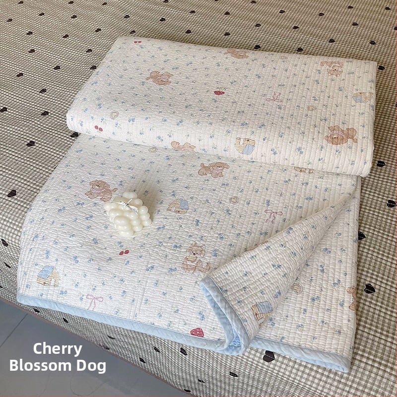 Lova užtiesalo komplektas trim dalių, 100% medvilnė, dryžuotas raštas, Twill audinys, reaktyvus spausdinimas, tinka visiems metų laikams