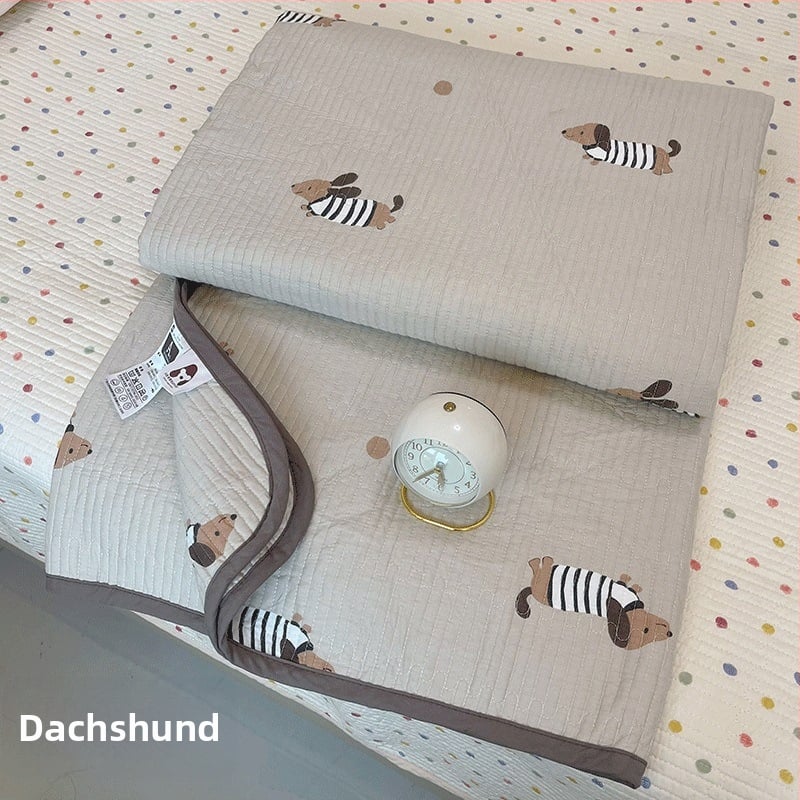 Lova užtiesalo komplektas trim dalių, 100% medvilnė, dryžuotas raštas, Twill audinys, reaktyvus spausdinimas, tinka visiems metų laikams