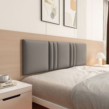Ταπετσαρισμένο κεφαλάρι κρεβατοκάμαρας με περιμετρική επένδυση τοίχου σε στυλ ταταμί – ύφασμα, για σαλόνι, γαμήλιο σχεδιασμό