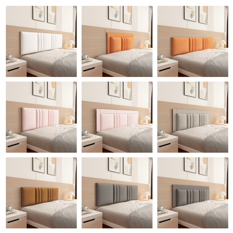 Ταπετσαρισμένο κεφαλάρι κρεβατοκάμαρας με περιμετρική επένδυση τοίχου σε στυλ ταταμί – ύφασμα, για σαλόνι, γαμήλιο σχεδιασμό