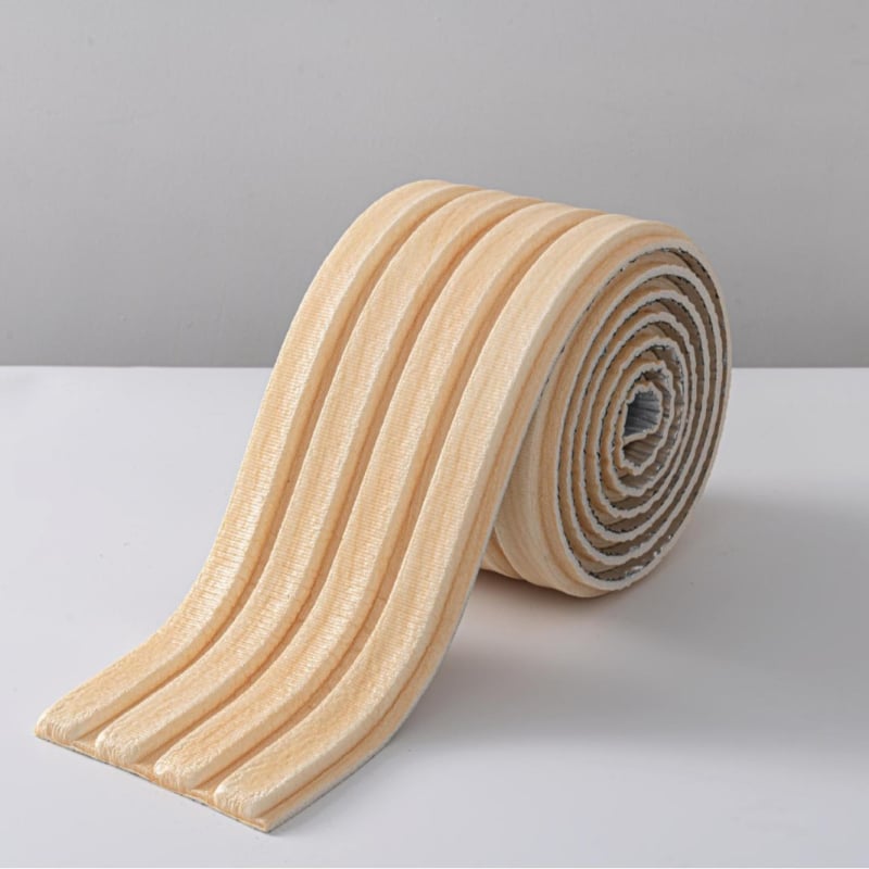 Стенен PVC стикер, водоустойчив и маслоустойчив, еднотонна текстура, 1 бр., модерен 3D стенен панел за дневна и спалня