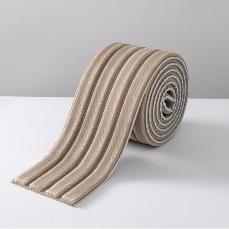 Стенен PVC стикер, водоустойчив и маслоустойчив, еднотонна текстура, 1 бр., модерен 3D стенен панел за дневна и спалня