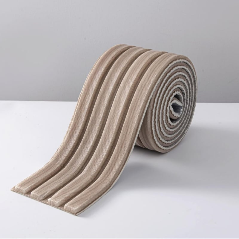 Стенен PVC стикер, водоустойчив и маслоустойчив, еднотонна текстура, 1 бр., модерен 3D стенен панел за дневна и спалня