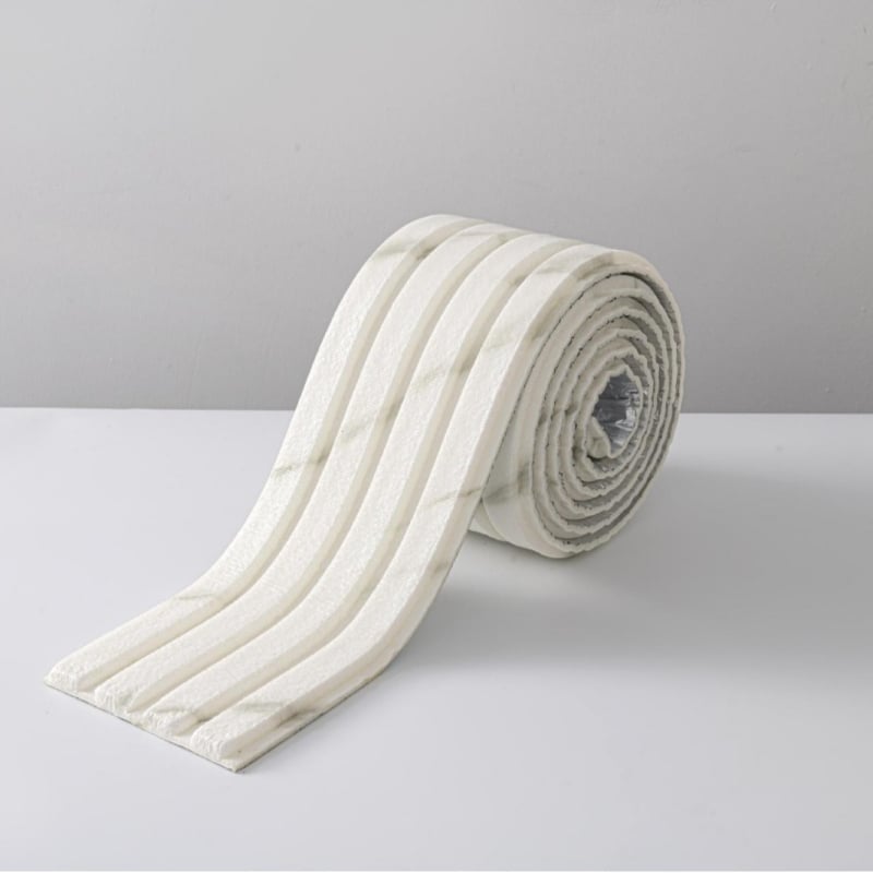 Стенен PVC стикер, водоустойчив и маслоустойчив, еднотонна текстура, 1 бр., модерен 3D стенен панел за дневна и спалня