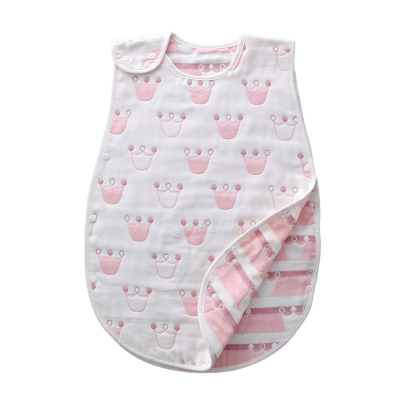 Kūdikių miego maišelis iš 100% medvilnės, šešių sluoksnių marlė, anti-kick quilt, japonų/korėjiečių stilius, svoris iki 0,5 kg, pritaikomas