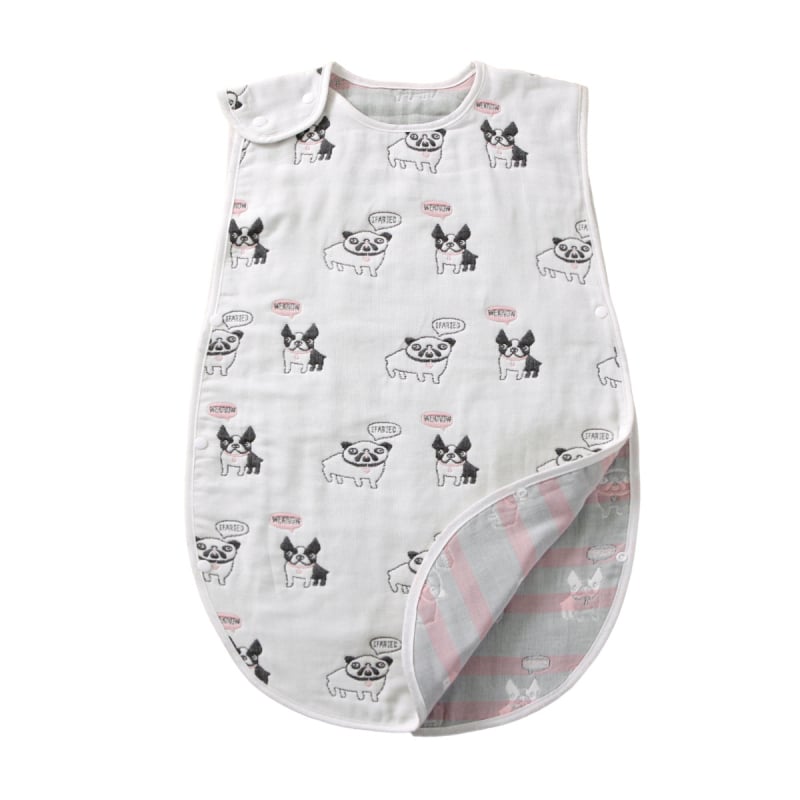 Kūdikių miego maišelis iš 100% medvilnės, šešių sluoksnių marlė, anti-kick quilt, japonų/korėjiečių stilius, svoris iki 0,5 kg, pritaikomas