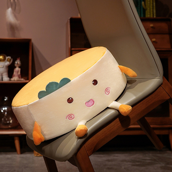 Детска повдигаща подложка за столче за хранене, аннимационен стил, кристален велур, пълнеж с висока плътност, персонализиране
