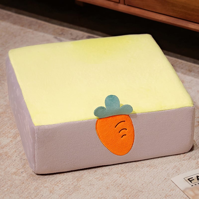 Детска повдигаща подложка за столче за хранене, аннимационен стил, кристален велур, пълнеж с висока плътност, персонализиране